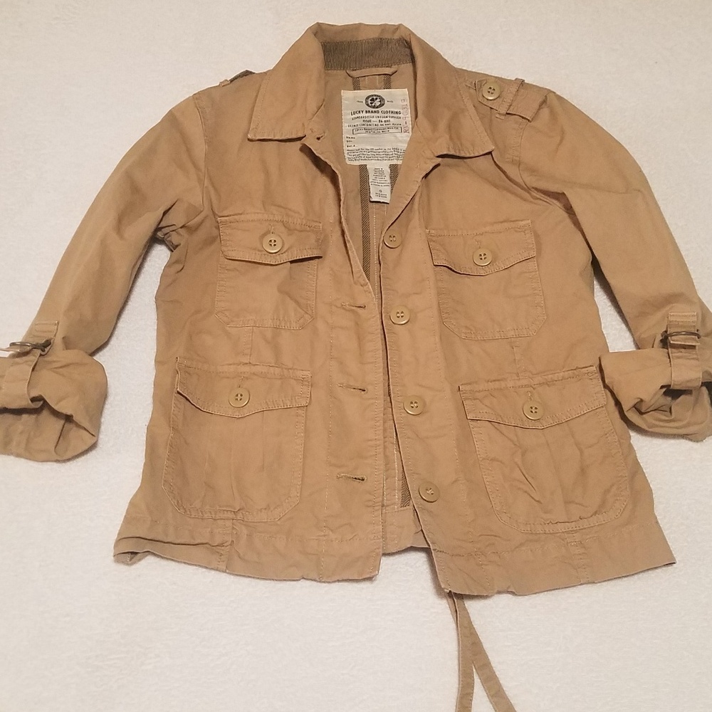 Moving Sale! Lucky brand S khaki jacket
